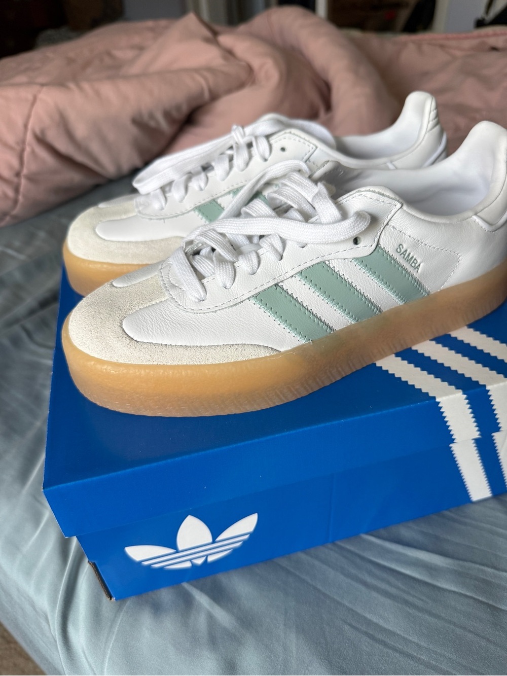 New in Box - Adidas Sambae - Blue - Picture 9 of 9